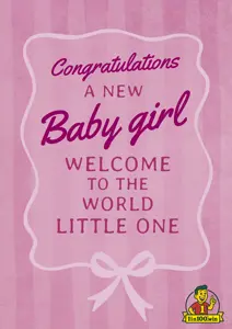 New Baby Girl Card