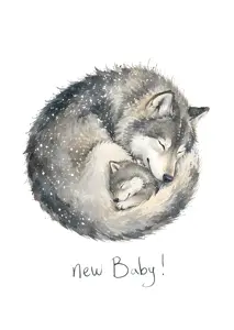 New Baby - Wolf And Pup