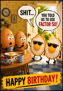 Factor 50 (Fried Eggs Birthday)
