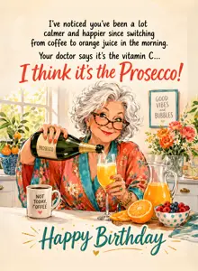 I Think It's The Prosecco