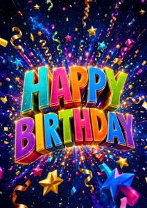 Happy Birthday (Cosmic Explosion)