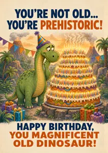 You're Not Old, You're Prehistoric